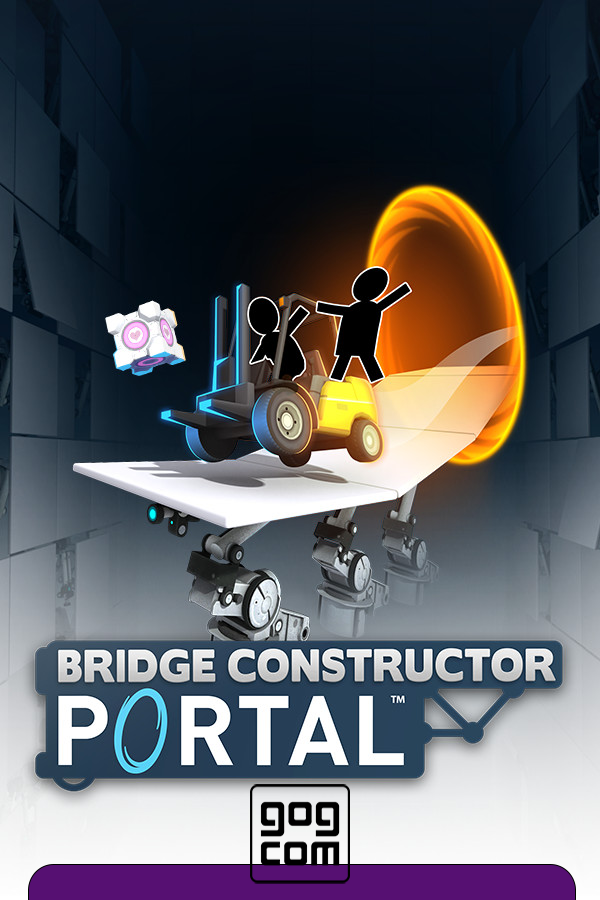 Bridge Constructor Portal by xatab — скриншот