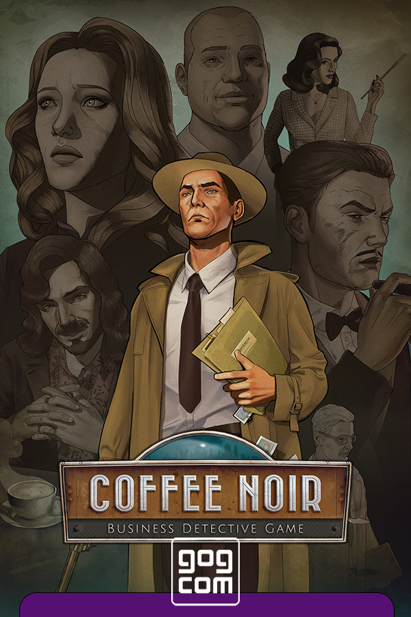 Coffee Noir Business Detective Game by xatab — скриншот