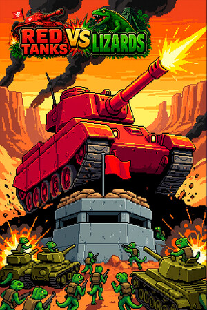 Red Tanks vs Lizard — скриншот