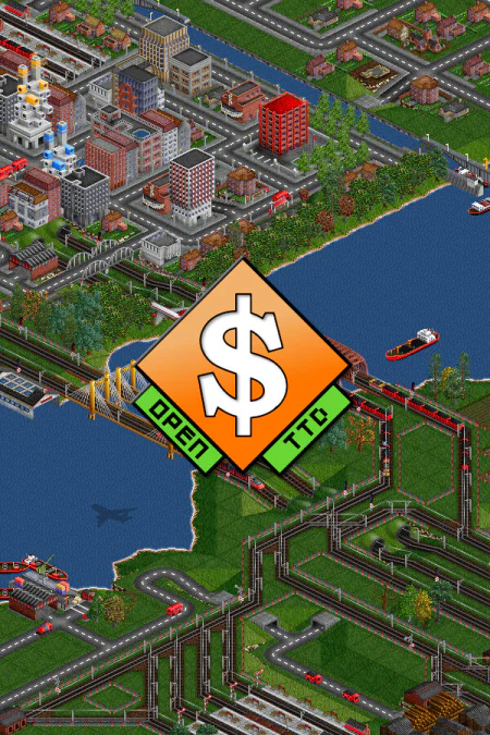 OpenTTD (Опен Транспорт Тайкун Делюкс) — скриншот